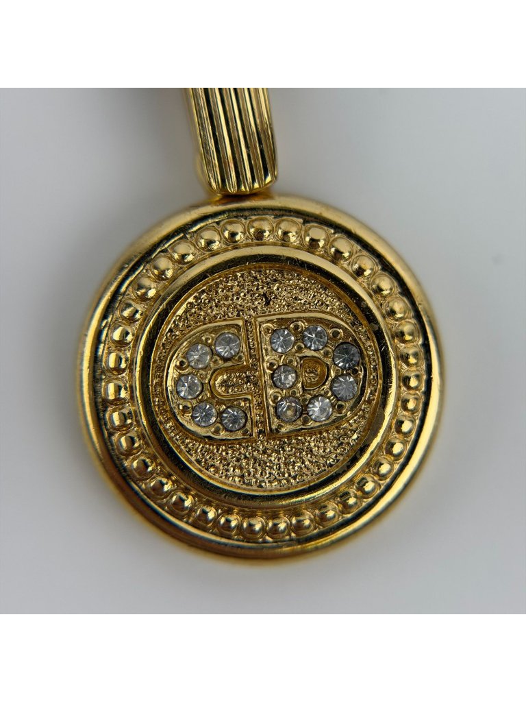 Dior Necklace Gold Vintage